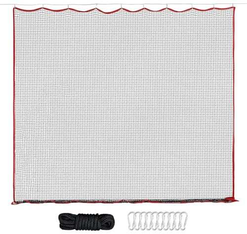 Baseball-Übungsnetz, quadratisches Netz, Baseball-Schlagtraining, Rücklaufnetz, Ball-Zielnetz, Golftrainer, Rebounder-Mesh für Garten, Outdoor, Auffahrt, 3 x 3 m