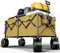 TRIUMPHKEY 332L Bollerwagen Faltbar mit Maximal 200kg Tragkraft, Faltbarer Bollerwagens mit Teleskopgriff, Einkaufswagen mit Abnehmbare Seitentaschen und Tankräder Yellow