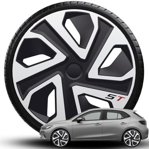Radkappen Radblenden ST PRO Silver Black 13 14 15 16 17 18 19 Zoll NEU (16 Zoll)