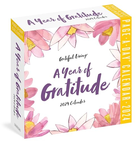 A Year of Gratitude Page-A-Day Calendar 2024: Wake Up Grateful