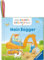 Mein Knuddel-Knautsch-Buch: Meine Bagger; weiches Stoffbuch, waschbares Badebuch, Babyspielzeug ab 6 Monate