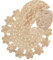 Teppich Jute beige rund ⌀ 120 cm Birecik