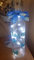 Personalised name/Butterfly frosted light up bottle.