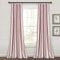 Lush Decor Farmhouse Fenstervorhang, gestreift, garngefärbt, Baumwolle, 107 x 213 cm, Rot