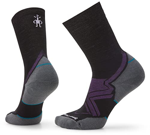 Smartwool Women's Run Cold Weather Targeted Cushion Crew Black M