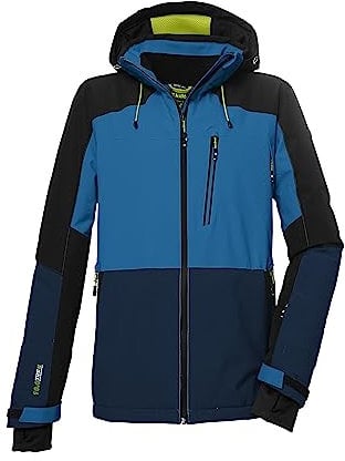 killtec Herren Skijacke/Funktionsjacke mit abzippbarer Kapuze und Schneefang KSW 72 MN SKI JCKT, himmelblau, S, 39736-000