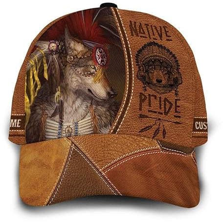Baseball Cap Personalisierter Indianer Capatmungsaktive Mütze Sonnenschutz Baseball Kappe Outdoor Basecap Für Tennis, Reisen, Auf Reisen