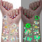 Waveaura 330+ Styles Butterfly Temporary Tattoos Flower Fairies Glow in the Dark Party Bag Fillers for Kids Luminous Fake Tattoos Party Favours Girl Boy Toys Transfer Nail Stickers Birthday Gifts