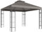 Outsunny Pavillon avec double toit, env. 3x3 m Hydrofuge stable résistant à l'hiver Pavillon de jardin avec protection UV Tente de réception en métal, pour jardin, terrasse, gris foncé