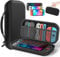 Klipdasse Étui de Transport Compatible avec Nintendo Switch 2, Coque Rigide Portable avec Doublure Douce, 10 emplacements pour Cartes, Support de visualisation