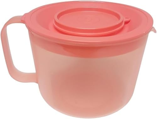 TUPPERWARE Backen Messbecher Candy 2,0 Liter D217 Rührbecher Rühr-Mix 2000ml lachs transparent Rührschüssel Backhelfer