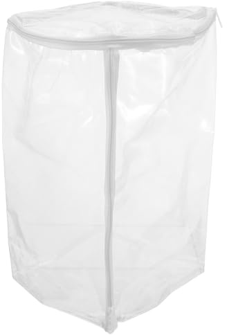Kisangel Transparente Propangasflaschen Abdeckung aus Strapazierfähigem PVC und Staubdicht mit Reißverschluss Passend für 5-kg Gaszylinder Outdoor Schutz für Wohnmobile und Grills