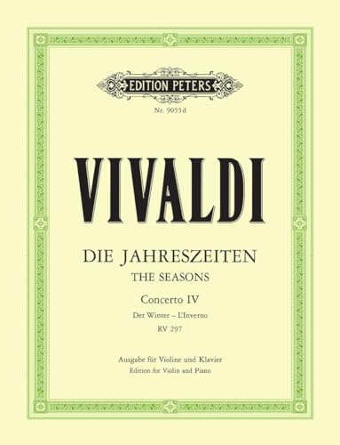 Vivaldi: The Four Seasons Op.8 No. 4 in F minor 'Winter' (Violin & Piano)