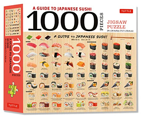 A Guide to Japanese Sushi - 1000 Piece Jigsaw Puzzle