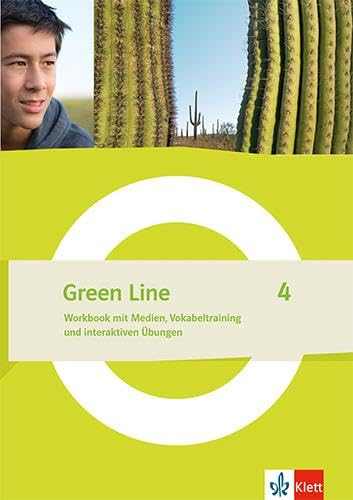 Green Line 4: Workbook mit Medien, Vokabeltraining und interaktiven Übungen Klasse 8 (Green Line. Ausgabe ab 2021)