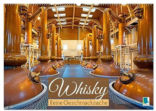 Whisky: Reine Geschmacksache (Wandkalender 2026 DIN A2 quer), CALVENDO Monatskalender: Whisky: Vom Feld ins Fass und dann ins Glas des Genießers (CALVENDO Lifestyle)