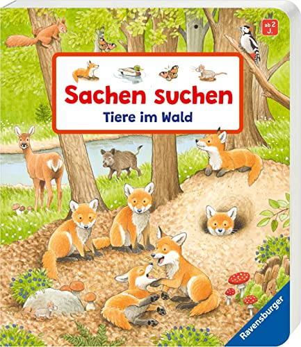 Sachen suchen - Tiere im Wald