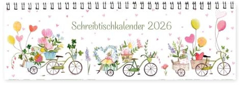 Tischkalender Auf ins Glück 2026: Blüten