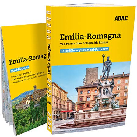 ADAC Reiseführer plus Emilia-Romagna: Mit Maxi-Faltkarte und praktischer Spiralbindung