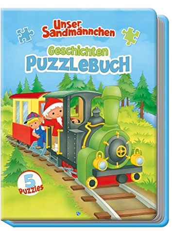 Geschichten-Puzzlebuch Unser Sandmännchen: Mit 5 Puzzles