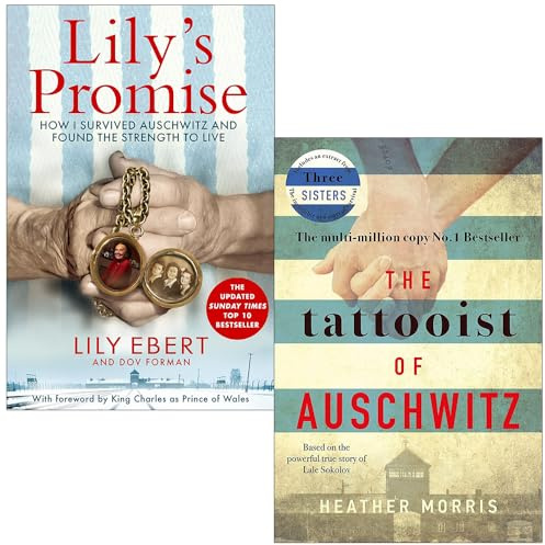 Lily's Promise By Lily Ebert & The Tattooist of Auschwitz By Heather Morris 2 Books Collection Set