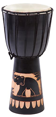 40cm Anfänger Djembe Trommel Bongo Drum Holz Elefant Afrika Style