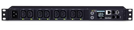 CyberPower PDU81005 Metered-by-outlet PDU, Single Phase, 16 Amps, 8 IEC C13, Vertical/Horizontal
