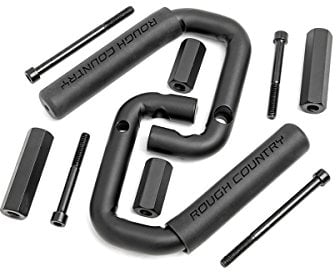 Rough Country Front Schwarze Stahl-Griffbügel für Jeep Wrangler JK 07-18 - 6501