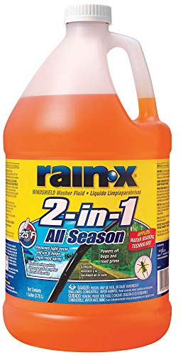 Rain-x 2 in 1 All Season (-25) Washer Fluid Net Wt 128 Fl Oz, 128 Fluid Ounce