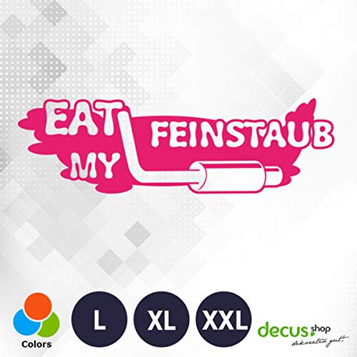 EAT MY FEINSTAUB L 1729 (rosa) // Sticker OEM JDM Style Aufkleber
