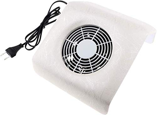 Aspiradores de Polvo para Uñas, Succión Colector de Polvo, Aparatos Eléctricos Profesional para Manicura y Pedicura [Clase de eficiencia energética A+++]