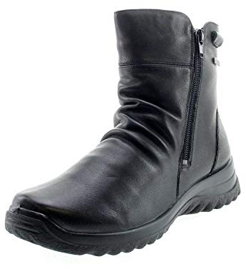 Grünwald Damen Kurzschaftstiefel 10192 Größe 39 EU Schwarz (Schwarz)