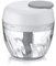 Guzzini - Kitchen Active Design, CHOP&Store, Coupe-légumes Manuel - Blanc, Ø 11,5 x h11 cm, 360 CC - 17060011
