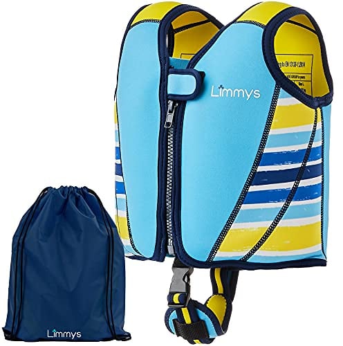 Limmys Premium Schwimmweste für Kinder – Moderne Schwimmhilfe für Jungen, Mädchen und Kleinkinder – Mit praktischer Tragetasche