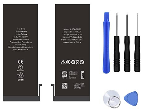 Batteria interna nuova di ricambio per IPHONE 5C con strumenti