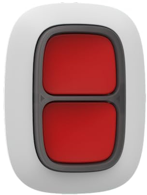 Ajax Systems Doppelter Notschalter für Smart-Alarm, Weiß