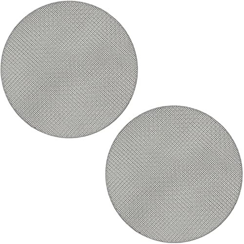 Kaffeesiebträger Pucksieb, wiederverwendbar, 1,7 mm dick, Kaffeefilter-Netzplatte für Espresso-Siebträger-Filterkorb (51 mm, 100 μm), 2 Stück