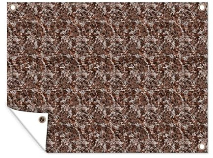 Outdoor-Poster Poster Wanddeko draußen Deko Garten Gartenposter 40x30 cm Granit - Muster - Textur