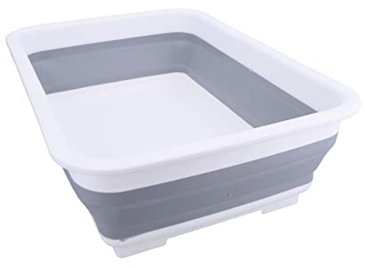 AB Tools Collapsible Pet Dog Paw Cleaning Basin Pop up 7 Litre Capacity 27x37x12cm
