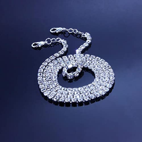 Brillenkette Mode Metall Perle Perlen Halter Kette Zubehör Für Frauen Bling Strass Lange Riemen Ketten Halskette Silber