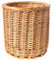 Creative Home Rund Pflanzkorb Blumentopf Weidenkorb Hell | 21 x 21 x 21 cm (+/- 2 cm) | Handgeflochten | Kartoffelkorb Blumenkorb | Übertopf | Korb für Obst oder Wäsche