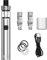 VAPTIO Tyro Kit Vape Pen Starter Kit mit 1500mAh Akku 25W Leistung Elektronische Zigarette im All-in-One-Stil mit 2,0-ml-Tank,No E Liquid No Nicotine (Silber-)