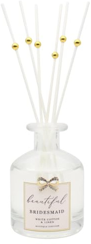 Lesser & Pavey Beautiful Bridesmaid Reed Diffuser | Creates relaxing ambience, decorative home fragrance, meaningful keepsake, perfect for birthdays and special occasions