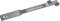 Outil d'extension de clé, rallonge de Barre en Acier Portable avec Trou carré, rallonge de clé, Outil de Couple pour Garage mécanique