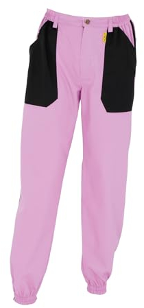 LYSON Imkerhose, sportlicher Still Cargo Hose Laufhose Sportliche Wanderhose Streetwear Lila Größe XS