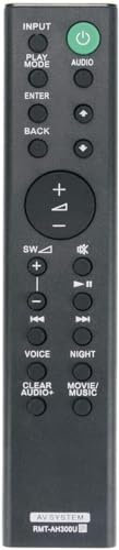 RMT-AH300U Replacement Remote Control for Sony Soundbar Remote HT-CT290 HT-CT291 SA-CT290 SA-CT291 Sound Bar