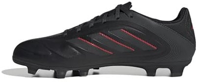 adidas Unisex COPA Pure III Club FG/MG Football Boots, core Black/Carbon/Lucid red, 41 1/3 EU
