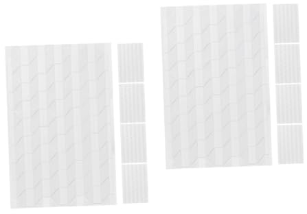 COHEALI 10 Blätter Fotoeckenaufkleber Scrapbooking zubehör bastelbedarf Sammelalbum Hochzeitssachen Selbstklebende Bilderecken Scrapbook-Ecken vollständig durchsichtig Fotoalbum