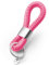 Schlüsselanhänger silber (shining pink)