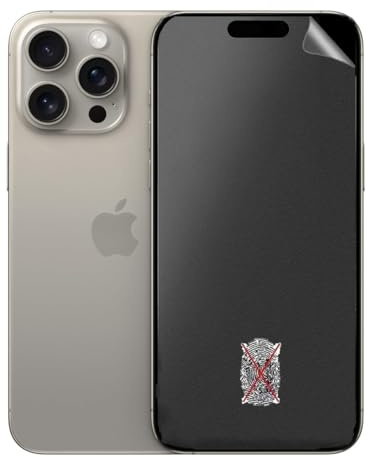 SRSRROP [3 Pezzi] Pellicola Idrogel Opaca Per iPhone 15 Pro Max (6.7) | Protezione Pellicola , Opaca Anti-Impronte [Antiriflesso] Matte Protezione Schermo